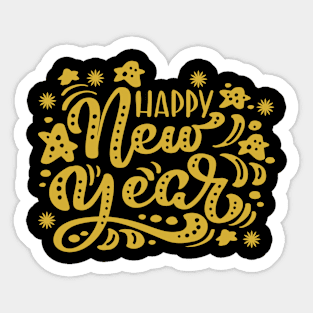 Happy New Year 2022 Sticker